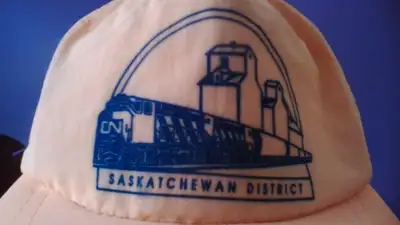 Bright Day-Glo orange Ball Cap. My webcam is distorting the colour. It is bright orange in person. O...