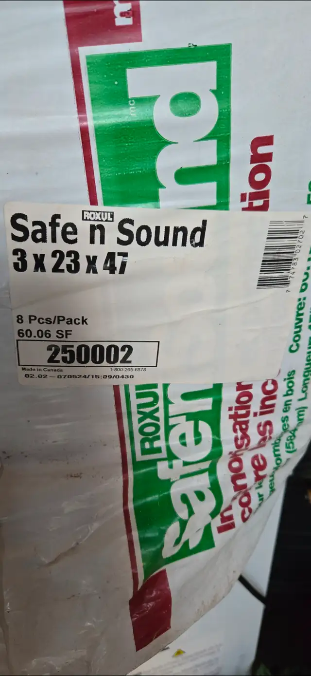 Roxul Safe ‘n’ Sound 24" on centre in Other in Calgary - Image 3