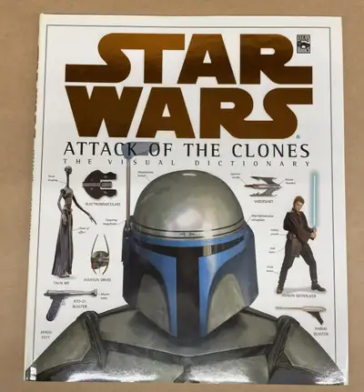 DK Star Wars Attack Of The Clones The Visual Dictionary 2002, Hardcover Book is preowned in like new...