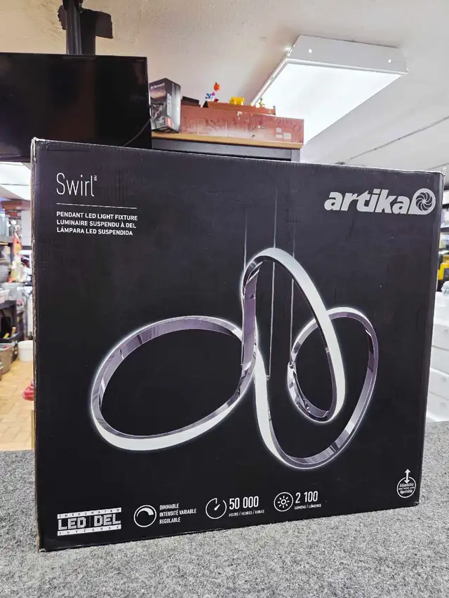 Luminaire Suspendu Artika Swirl in Indoor Lighting & Fans in Longueuil / South Shore - Image 2