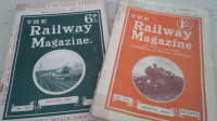 2 Volumes of The Railway Magazine, Aug. 1916, Aug. 1928, UK