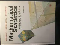 Mathematical Statistics with Applications (textbook)