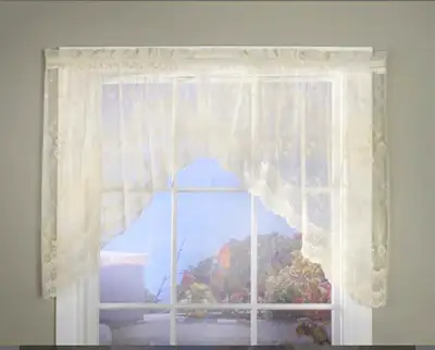 Ivory Lace Valance, View more