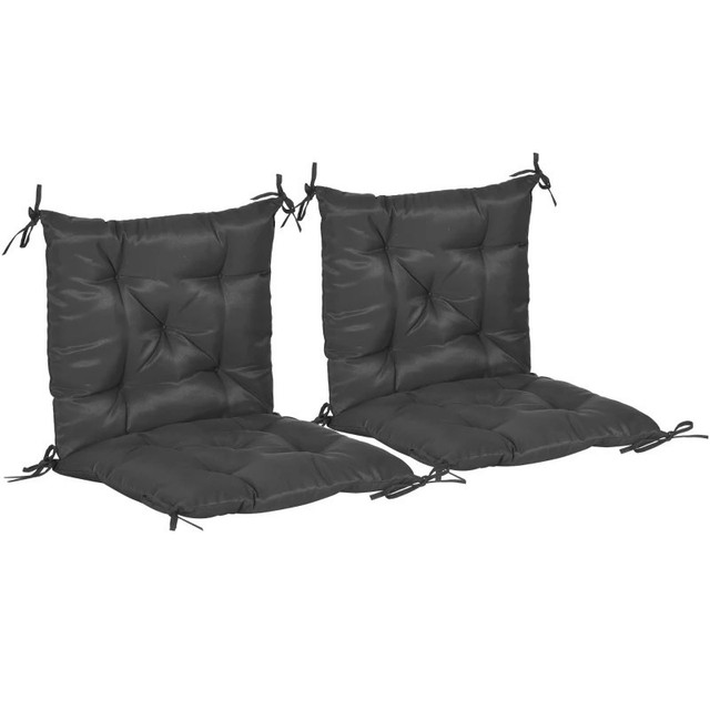 Set of 2 Garden Chair Cushions Comfortable Seat Pad with Backres in Patio & Garden Furniture in Markham / York Region - Image 2