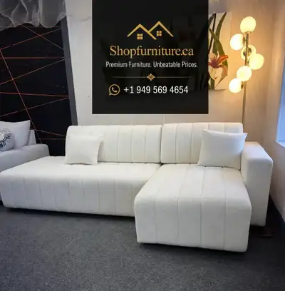 Modern White Sectional Sofa, View more