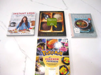 4 Cookbooks - Pokemon, Quinoa & 2 InstaPot Instant Loss Books