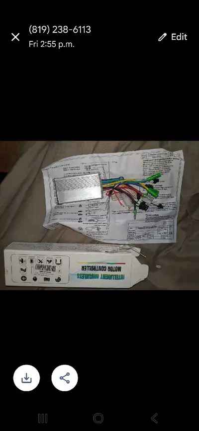 This intelligent brushless motor controller is new and has never been used. It's designed to provide...