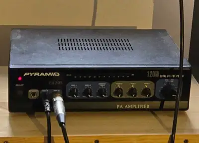 1 Ampli PA 205 - 120 W + 2 Speakers Sony, View more