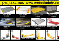 aluminum dock plate, dock board, loading ramp, steel dock plate