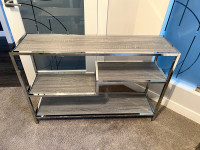 Bouclair Silver Stand / Table 