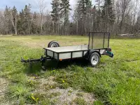 4X8 Cargo Trailer with ramp.