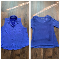 Purple tops lady size  XL