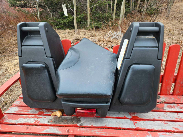 Universal atv seat and storage box in ATVs in Gander