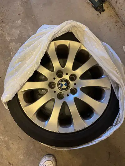 OEM BMW 17” rims – full set of 4 wheels from E90 3 Series (5x120 bolt pattern) • Original factory BM...