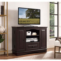 Walker Edison - Rustic Traditional TV Stand Cabinet for Most TVs