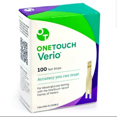 Sealed Onetouch verio test strip, View more