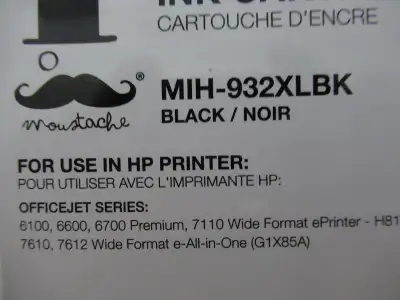 Cartouche imprimante (HP) Hewlett Packard fonctionne avec les modèles 6100 - 6600 - 6700 - 1 grosse...