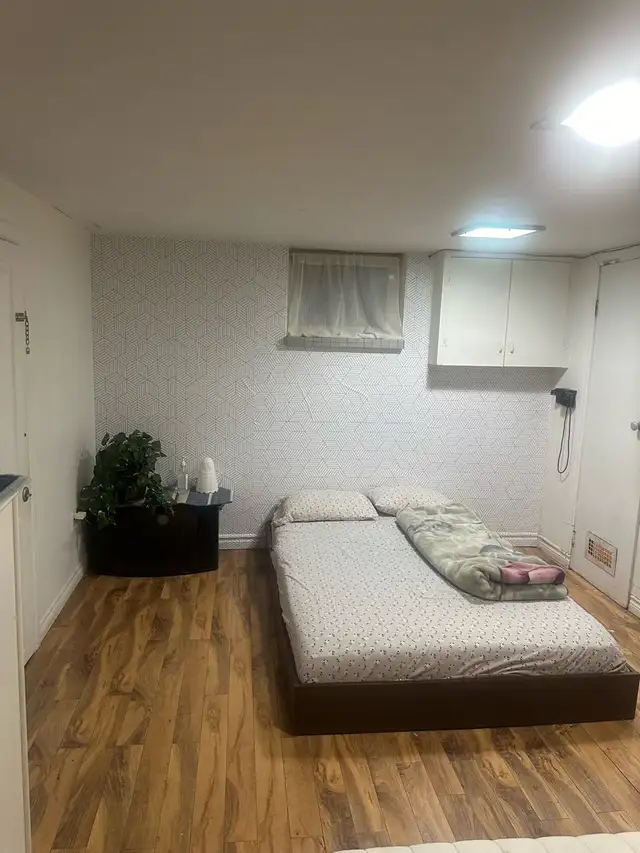 in a basement, studio unit is available for rent in Ontario in Canada - Image 2