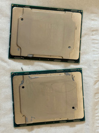 Two intel Xeon 4210 silver cpus