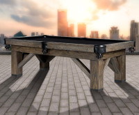 Rustic Pool Tables - 4x8' with 1" Slate - Delivery available now