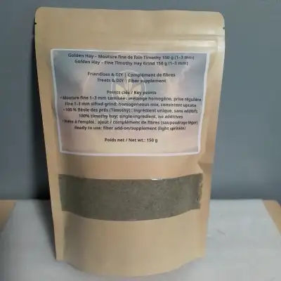 Timothy Golden Hay Grind –The Ultimate Fiber Boost for Small Pet, View more