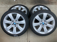 17 inch BMW rims and tires