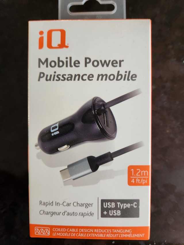 iQ Mobile Power Car Charger BRAND NEW SEALED in Cell Phone Accessories in Ottawa