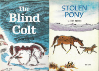 2 x Glen Rounds Horse Books:  THE BLIND COLT  &  STOLEN PONY