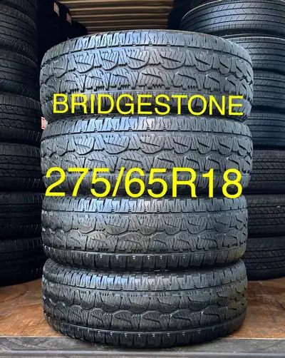 275/65R18 Bridgestone Dueler A/T Revo 3 ** NO INSTALL SERVICE ** I DO NOT OFFER INSTALLATION ** 4 US...