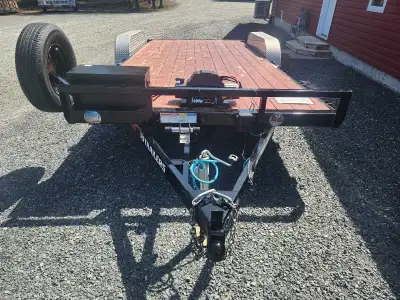 2024 P.J. 16ft. Car Hauler or Equipment Hauler. 3500 lbs. Axles 14ft. +2ft. Dovetail Winch ( Brand N...