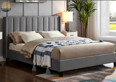 Cadre de lit Queen, King size disponible avec livraison gratuite, View more