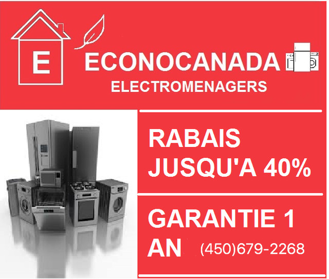 ECONOCANADA MEGA VENTE ENSEMBLE LAVEUSE SECHEUSE A PARTIR 499$ dans Laveuses et sécheuses  à Longueuil/Rive Sud - Image 2