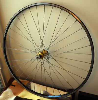 Roue Avant Front Wheel Road Vintage Vélo Miche Ambrosio 19 Extra 28