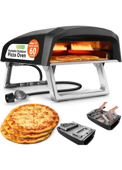 nutrichef pizza oven gas propane oven , View more