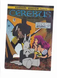 Red Sophia Returns Cerebus AARDVARK Dave Sim, Volume 1 Issue 10
