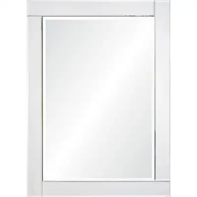 Ren-Wil Adan Rectangular All-Glass Wall Mount Mirror, View more