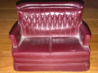 Vintage 1978 Sindy Love Seat Couch Doll Furniture Louis Marx USA