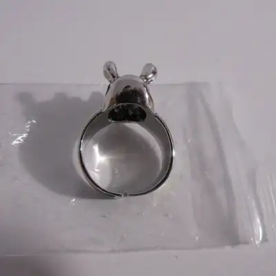 Rhinoceros head ring for men or women, View more