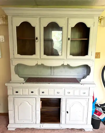Antique Hutch..Needs Redone!, View more