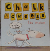 Chalk & Cheese Cartoon Large Hard Cover Book