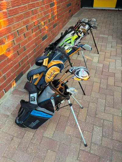 Youth Right & Left golf club sets 60, 70 or 80$ each, View more