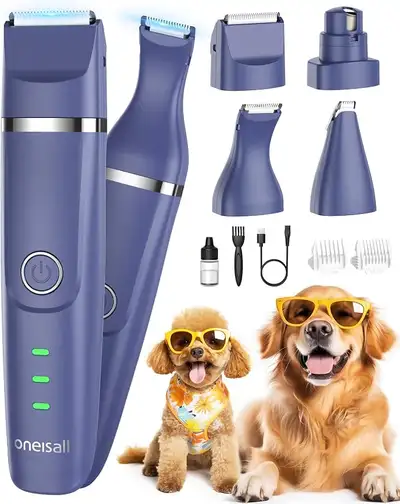 Oneisall 4-in-1 Pet Grooming Kit, View more