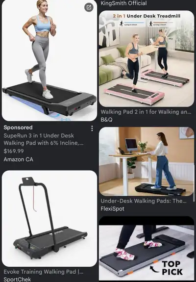 I’m looking for walking pad, View more