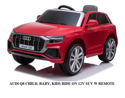 AUDI Q8 CHILD, BABY, KIDS RIDE ON 12V SUV W REMOTE, View more