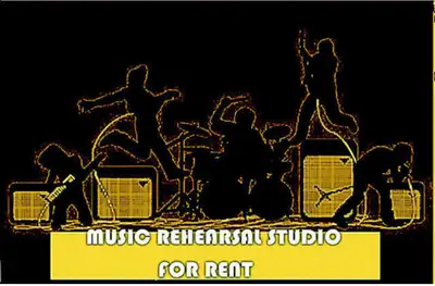 * FREE RENT - MUSIC REHEARSAL STUDIO, Play 24/7, Free Parking **, View more