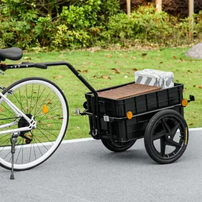Multi-Functional Bike Trailer Steel Large Bike Luggage Cart Carr, View more