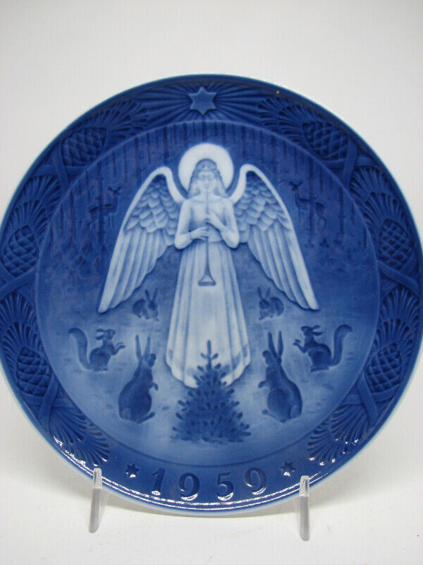 HTF Royal Copenhagen 1959 Christmas collector plate angel Hansen in Arts & Collectibles in Ottawa
