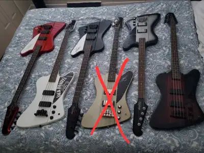 Epiphone LTD Edition Thunderbird IV Bass - Alpine White +more, View more