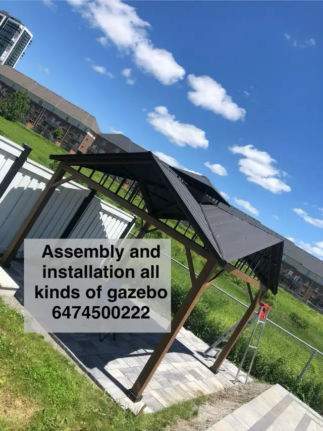 assembly of gazebo in Outdoor Tools & Storage in Markham / York Region - Image 8
