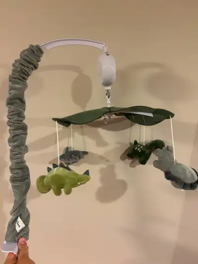 Green Dino Baby Crib Mobile, View more